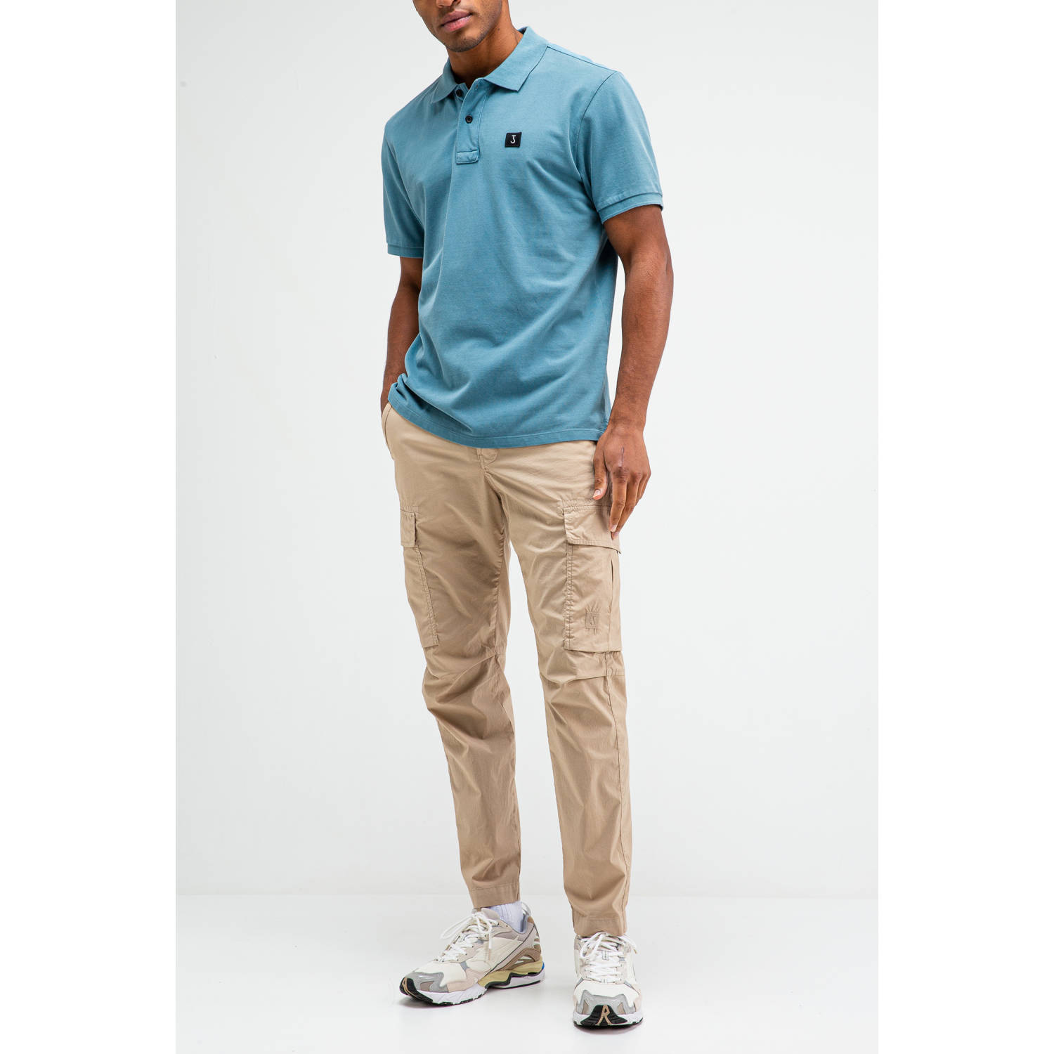 BUTCHER OF BLUE Heren Polo's & T-shirts Army Pique Polo Blauw