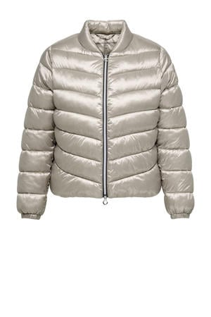 gewatteerde jas quilted champagne