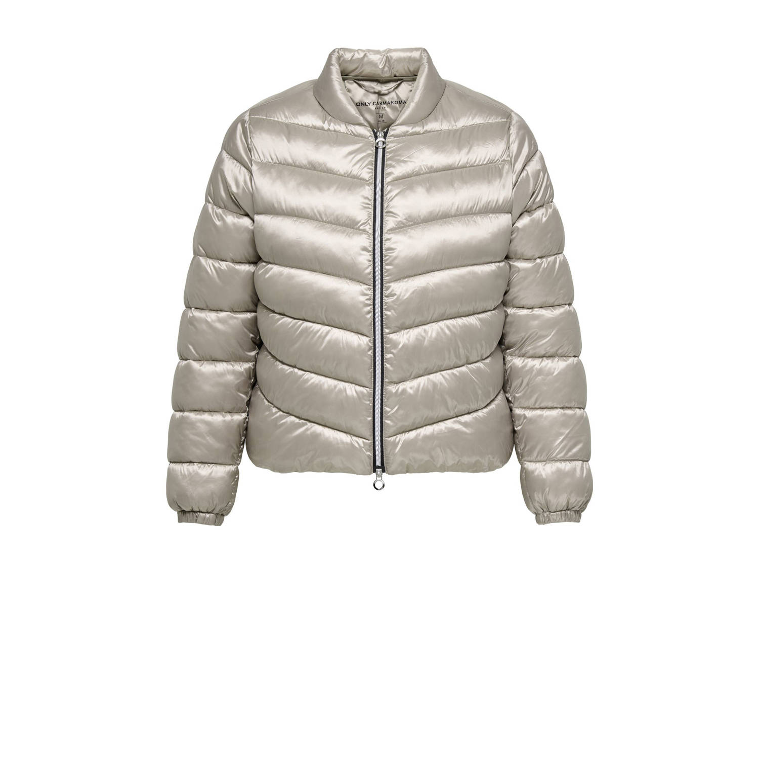 ONLY CARMAKOMA gewatteerde jas quilted champagne