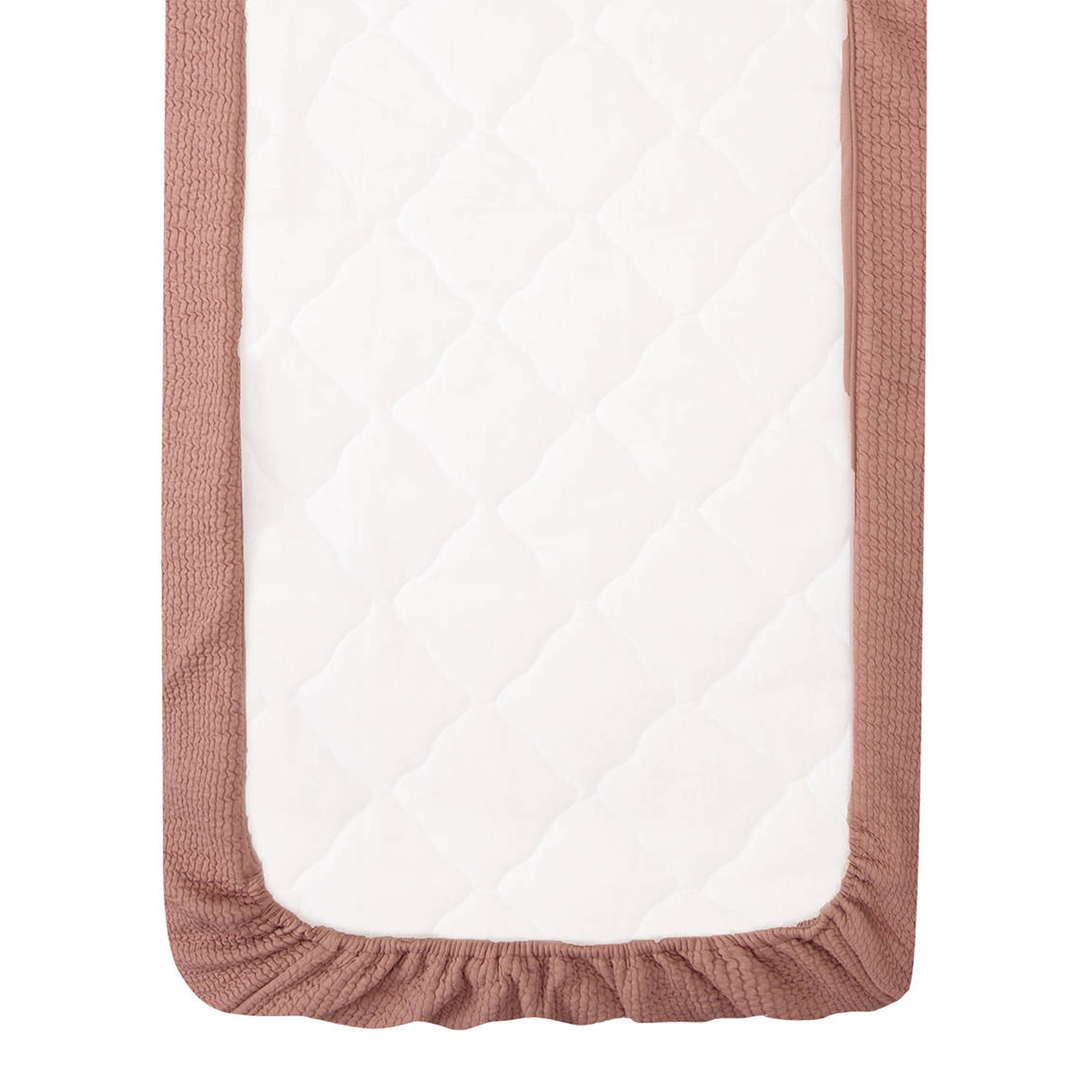 Witlof for kids Tuck-Inn all season wiegdeken Dusty Pink waves