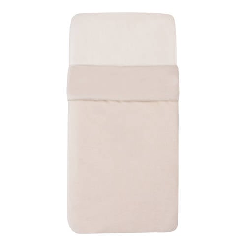 Witlof for kids Tuck-Inn all season ledikantdeken Soft Sand velvet rib afbeelding