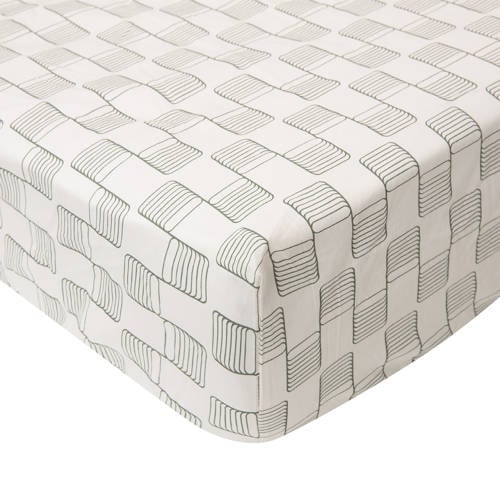 Witlof for kids junior/peuterbed hoeslaken Sticky Stripes afbeelding