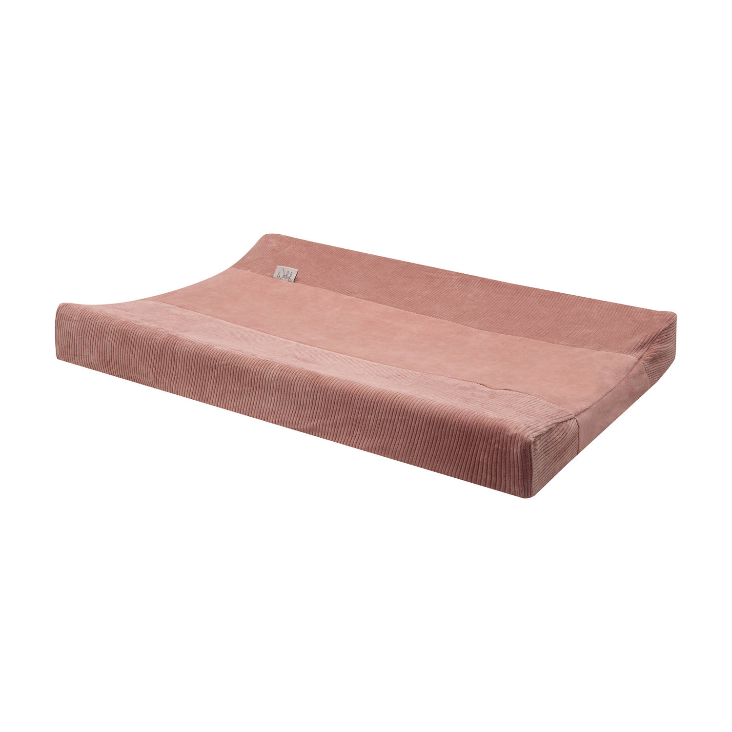 Witlof for kids aankleedkussenhoes Dusty Pink velvet rib