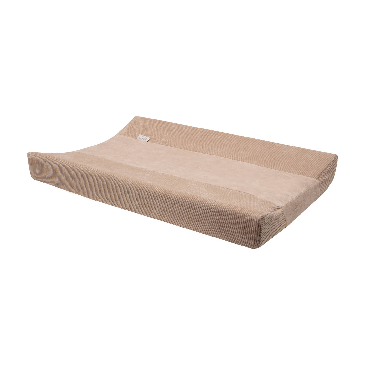 Witlof for kids aankleedkussenhoes Urban Taupe velvet rib