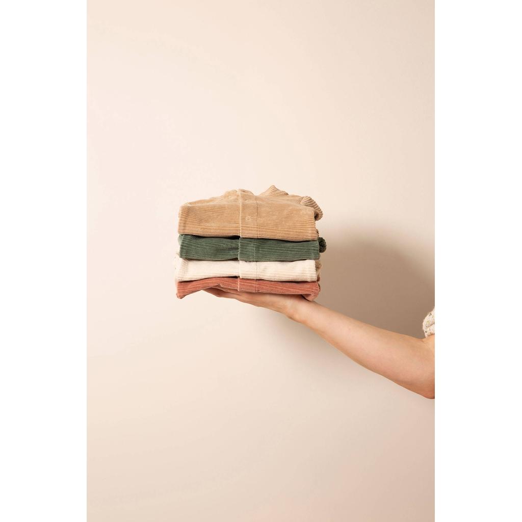 Witlof for kids boxpakje Dusty Pink velvet rib