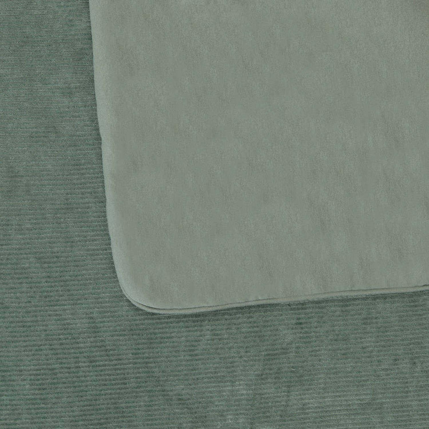 Witlof for kids Tuck-Inn all season ledikantdeken Forest Green velvet rib
