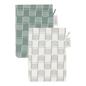 washandje Sticky Stripes - set van 2