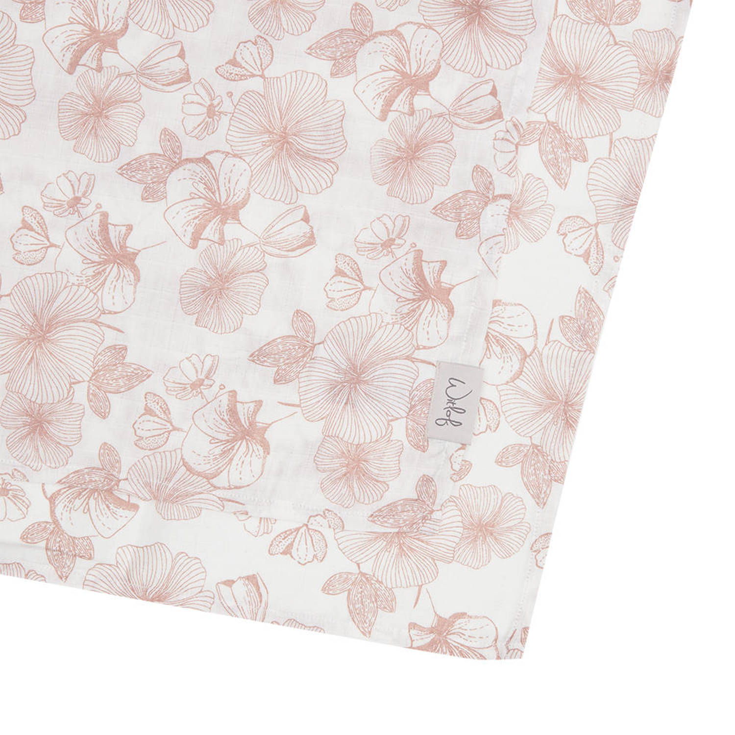 Witlof for kids hydrofiele doek Flower Powder set van 2