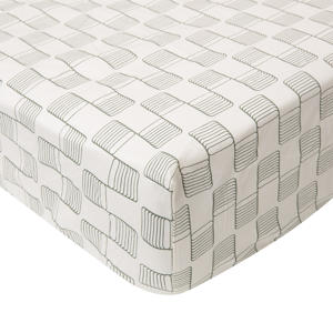 wieg hoeslaken Sticky Stripes