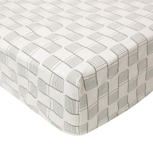 wieg hoeslaken Sticky Stripes