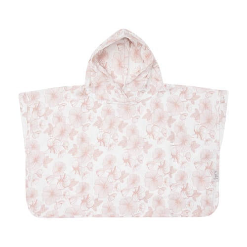 Witlof for kids hydrofiele poncho Flower Powder afbeelding