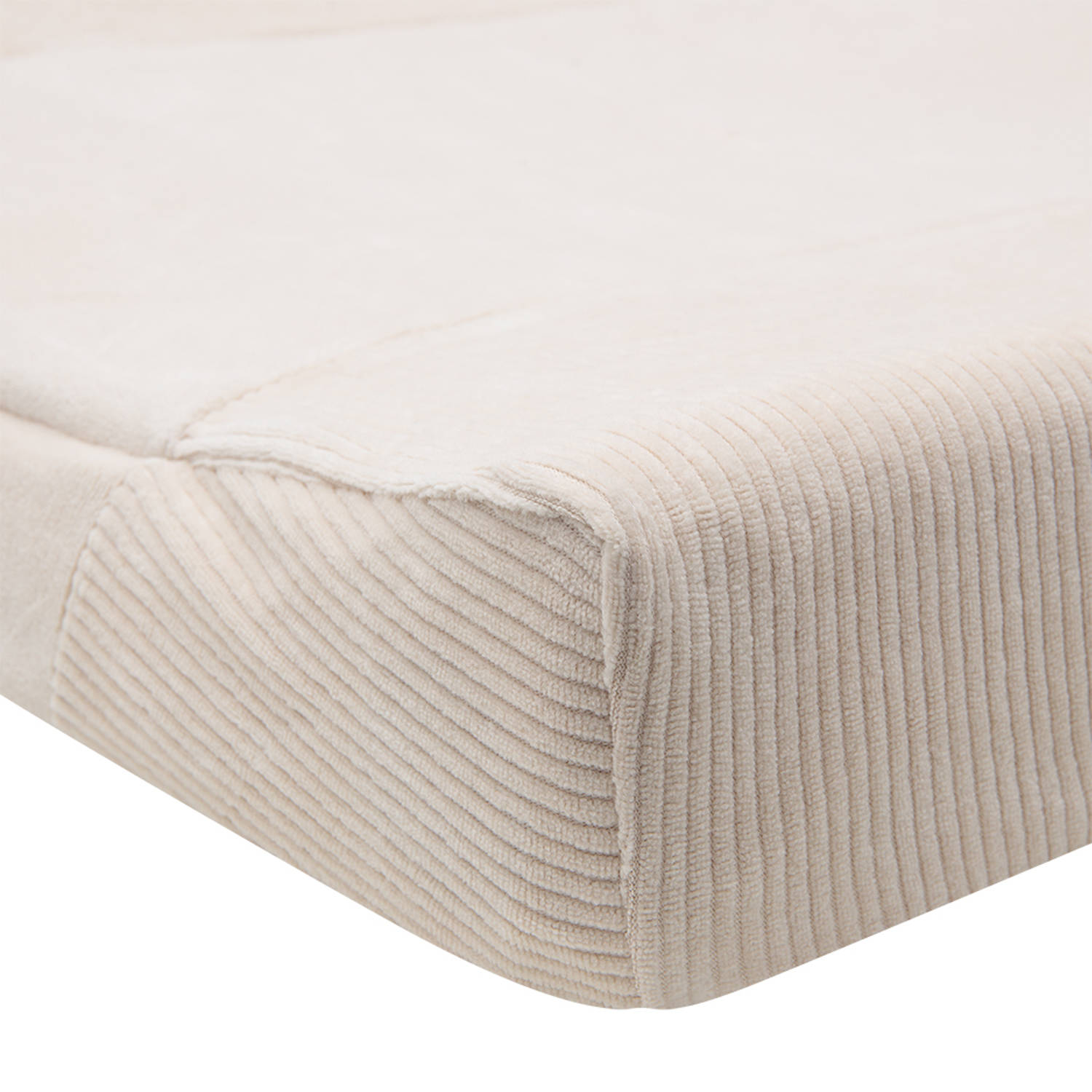 Witlof for kids aankleedkussenhoes Soft Sand velvet rib