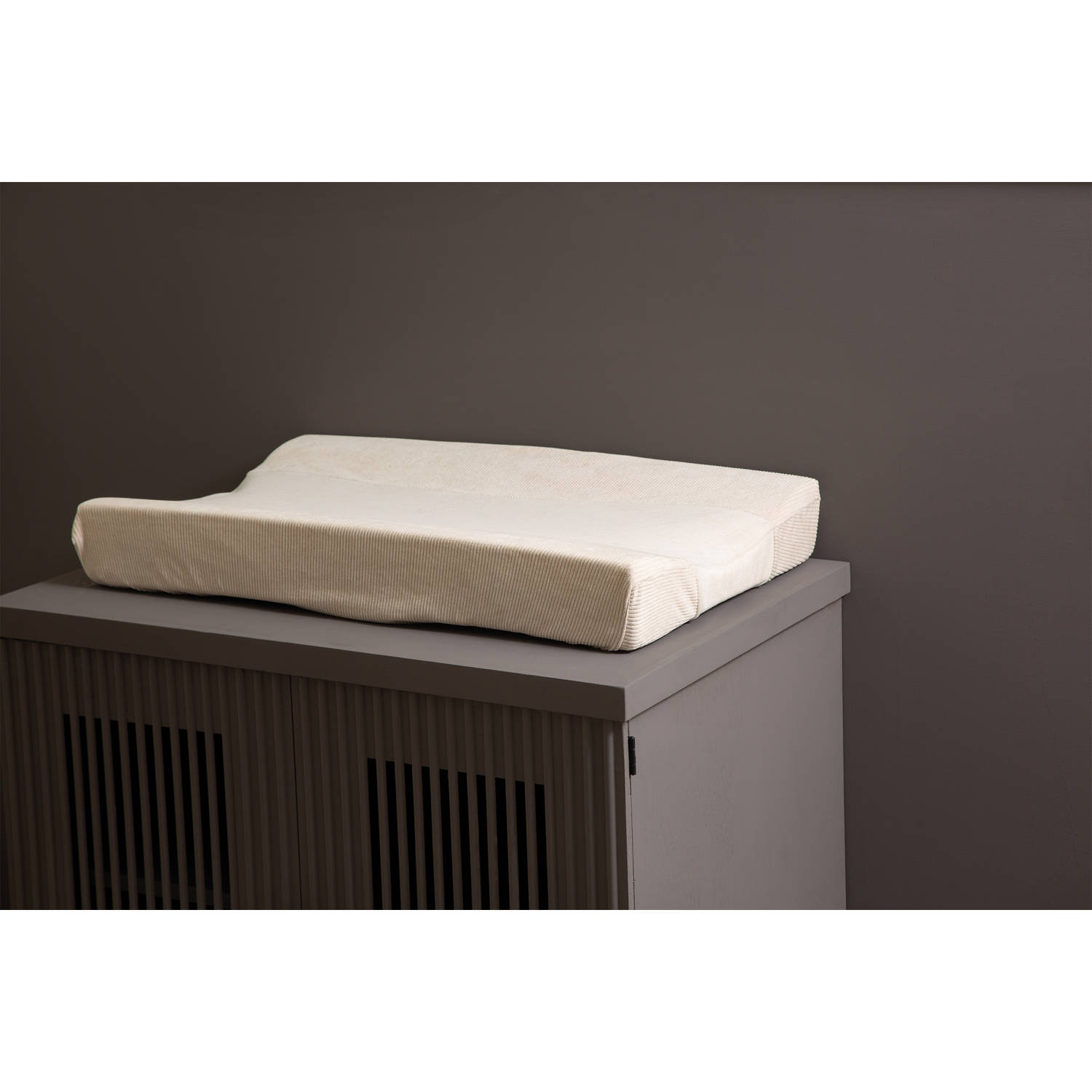 Witlof for kids aankleedkussenhoes Soft Sand velvet rib