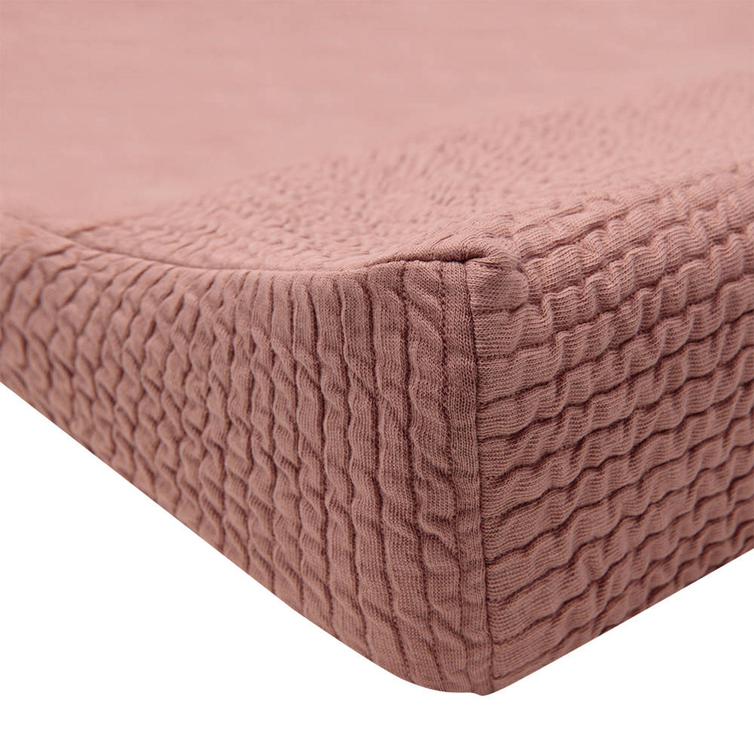 Witlof for kids aankleedkussenhoes Dusty Pink waves