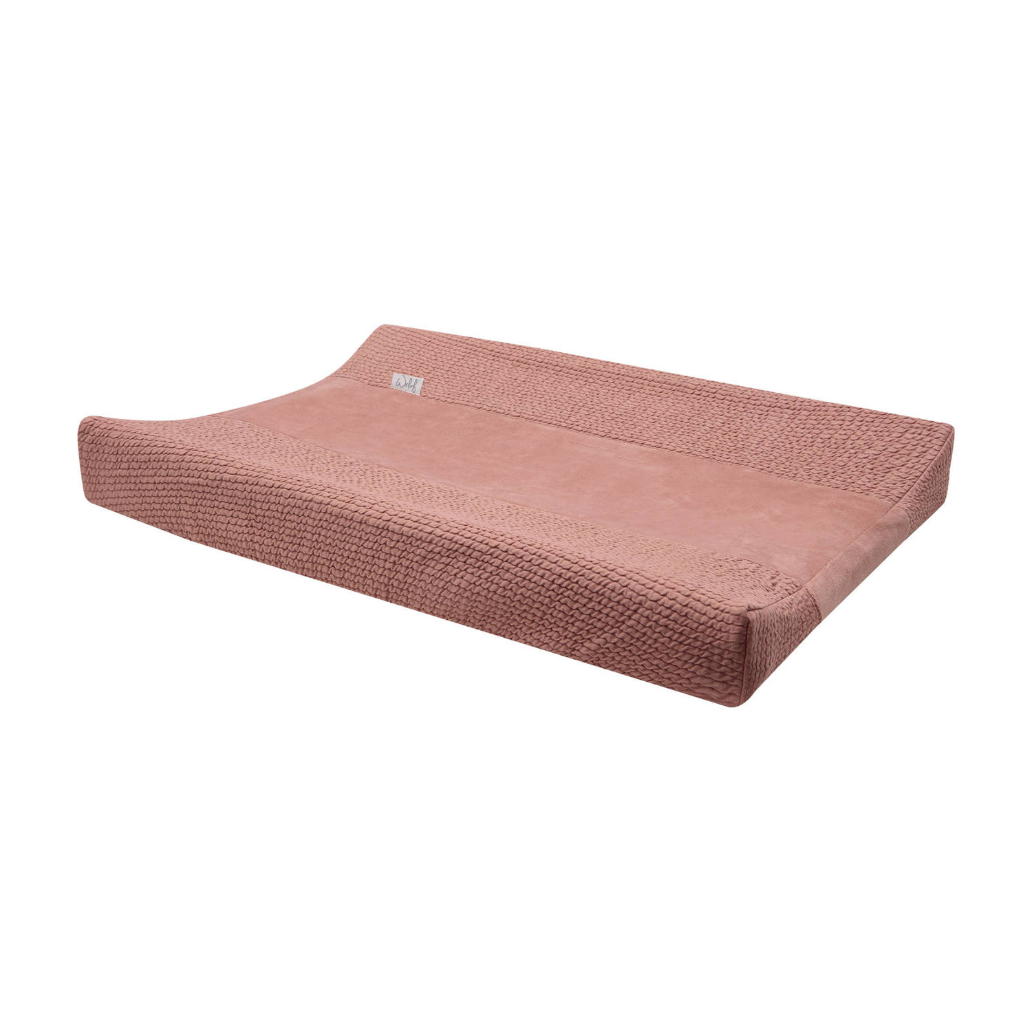Witlof for kids aankleedkussenhoes Dusty Pink waves