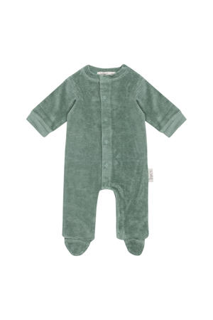 boxpakje Forest Green velvet rib