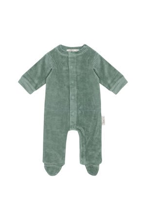 boxpakje Forest Green velvet rib