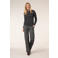 Miss Etam wide leg pantalon grijs lurex