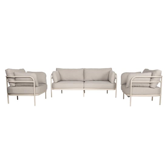 beige stoel-bank loungesets