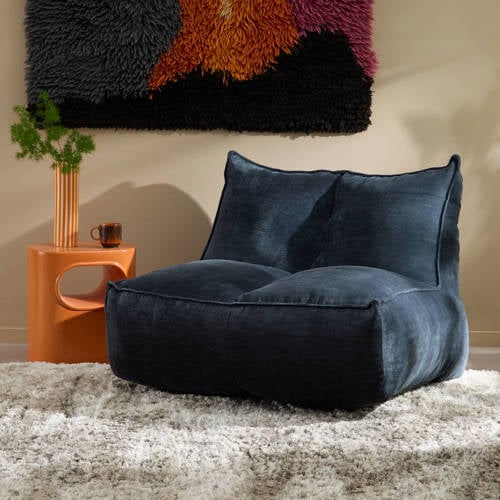 NOUS Living fauteuil Chubby - blauw