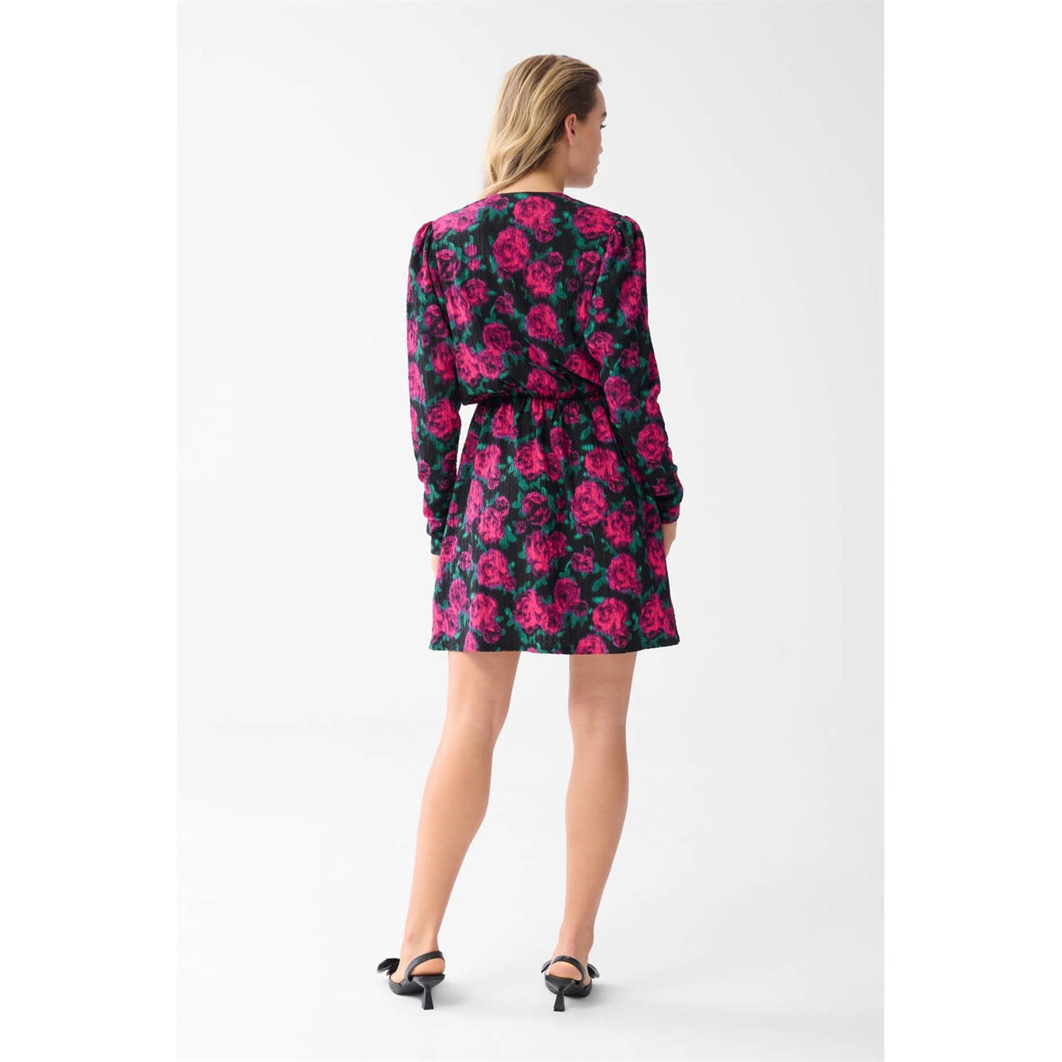 Shoeby gebloemde jurk roze
