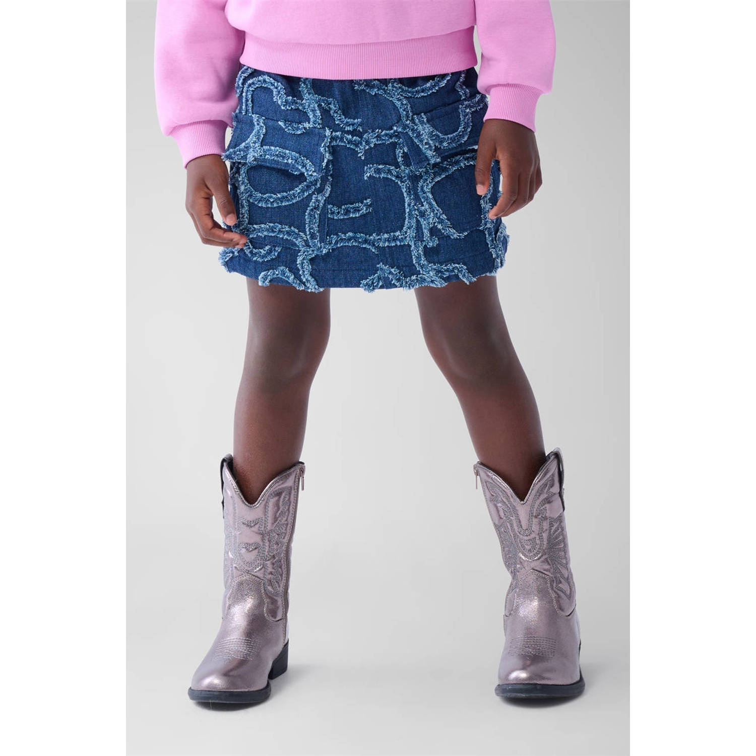 Shoeby denim spijkerrok blauw