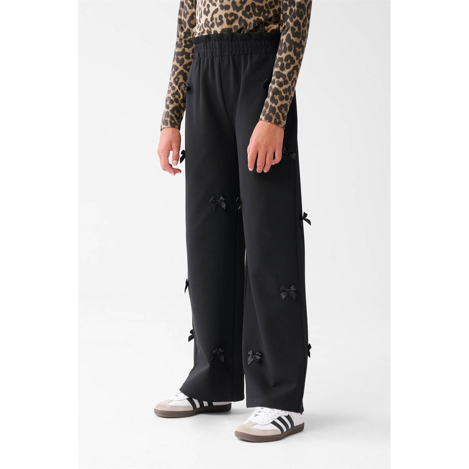 Shoeby straight fit broek zwart