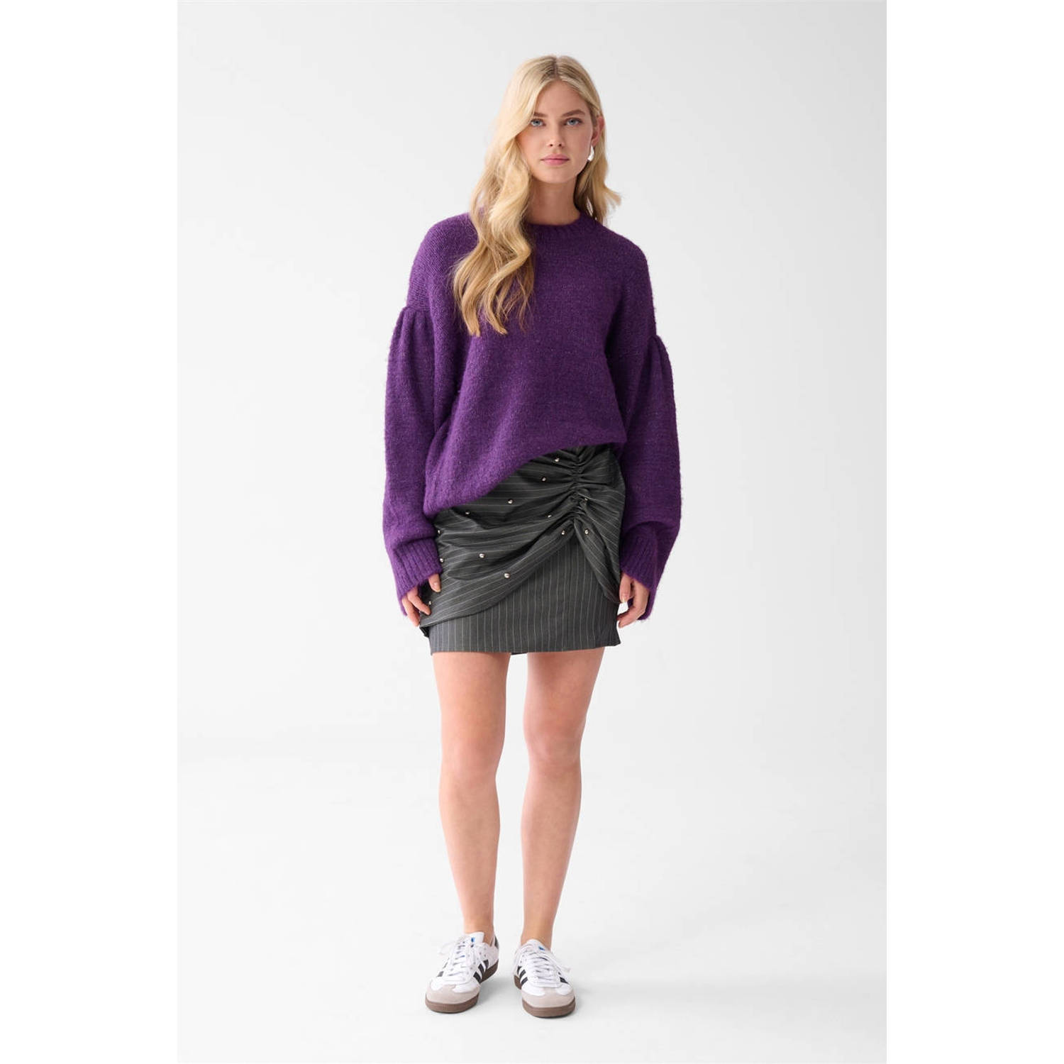 Shoeby gebreide trui paars