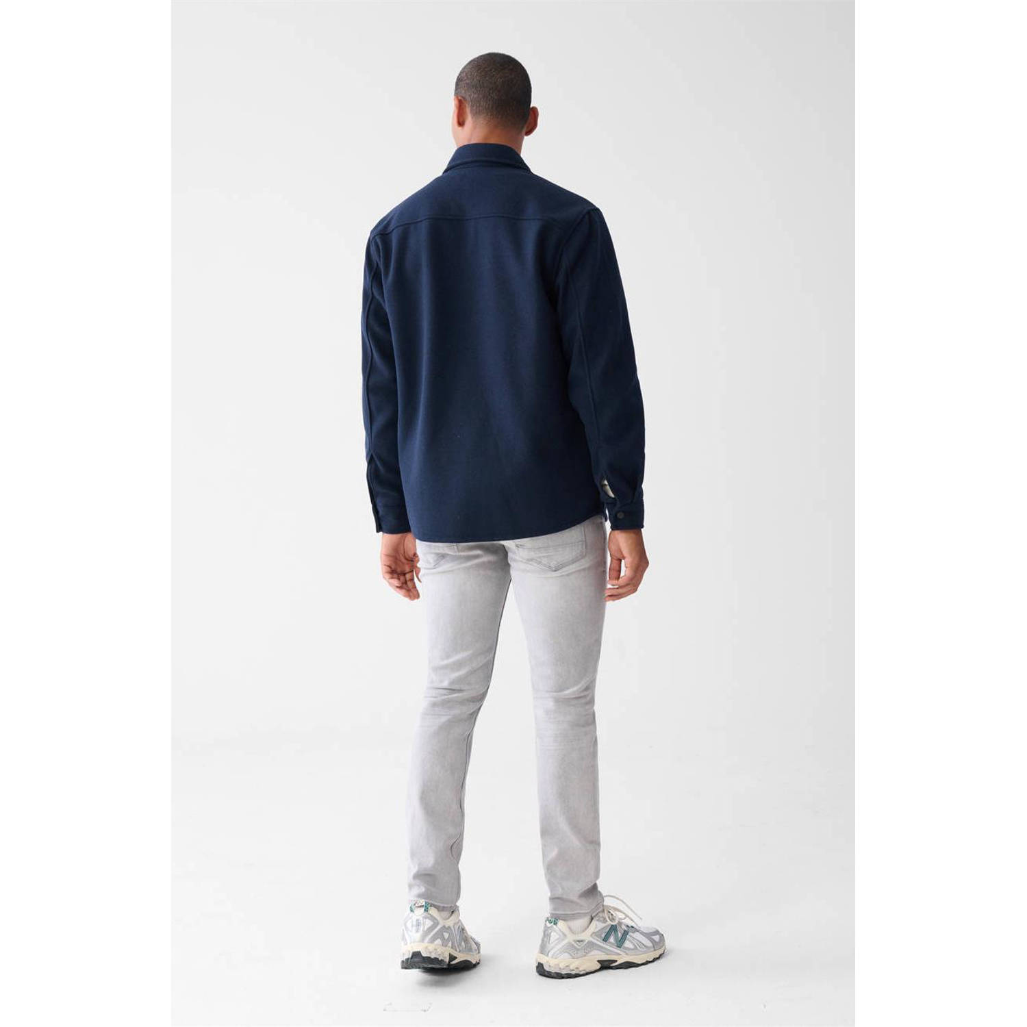 Shoeby overshirt donkerblauw