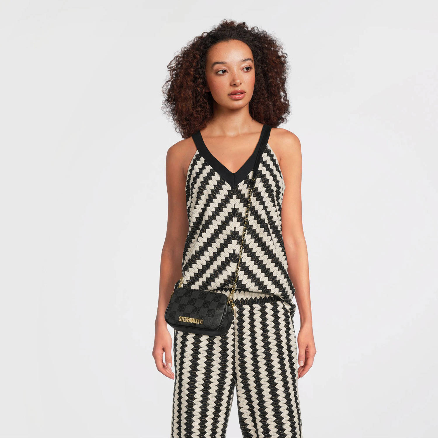 Steve Madden crossbody tas Bjuni-7 antraciet