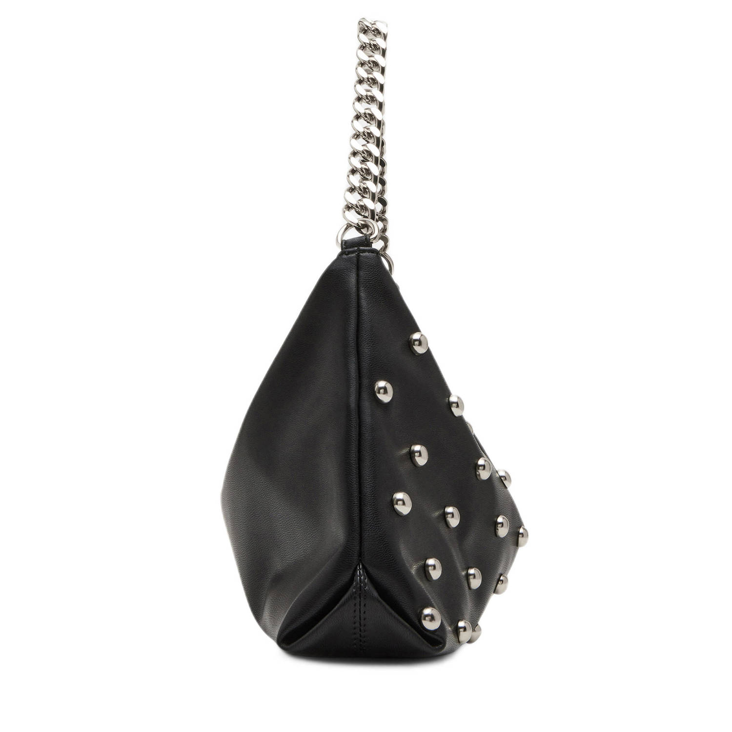 Steve Madden schoudertas met studs Brandyy zwart