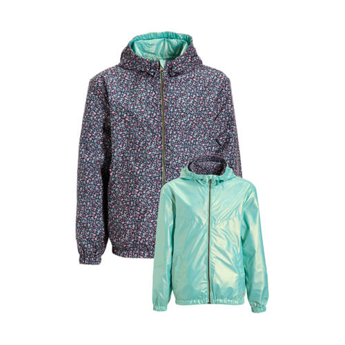 Orange Stars reversible jacket ditsy floral print afbeelding