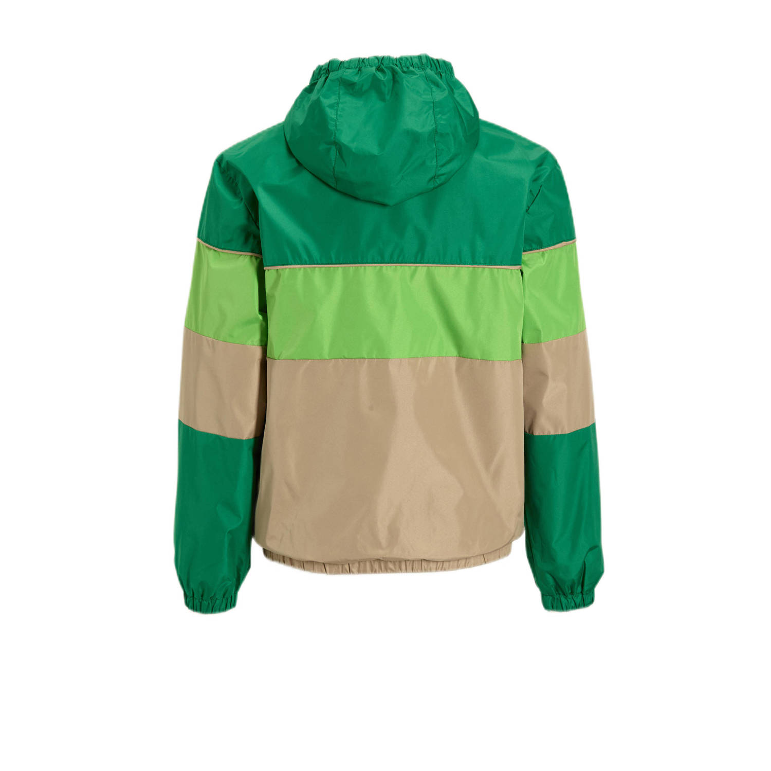 Orange Stars coulourblock sporty jacket groen