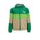 Orange Stars coulourblock sporty jacket groen