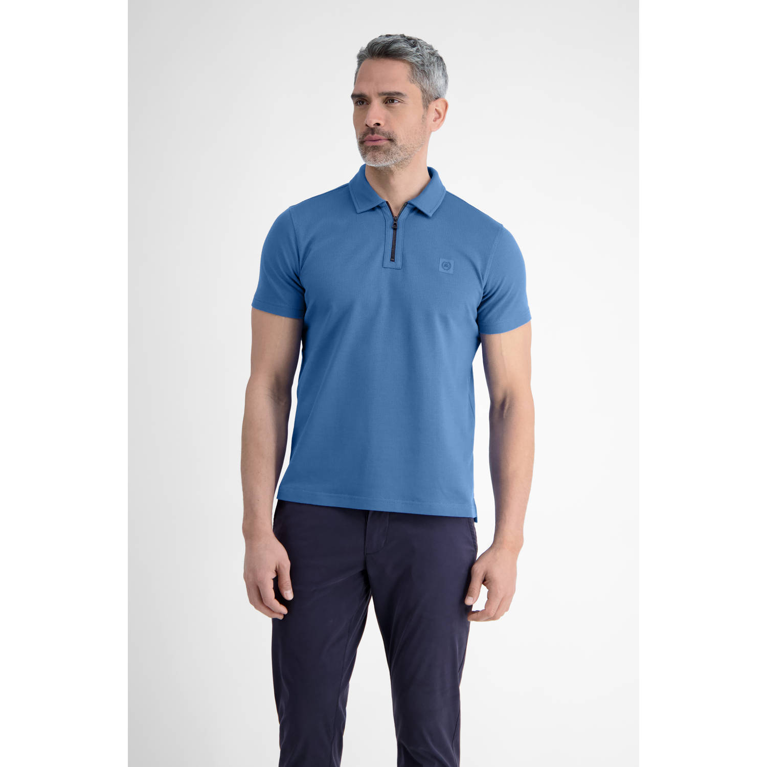 Lerros Regular fit poloshirt met logodetail