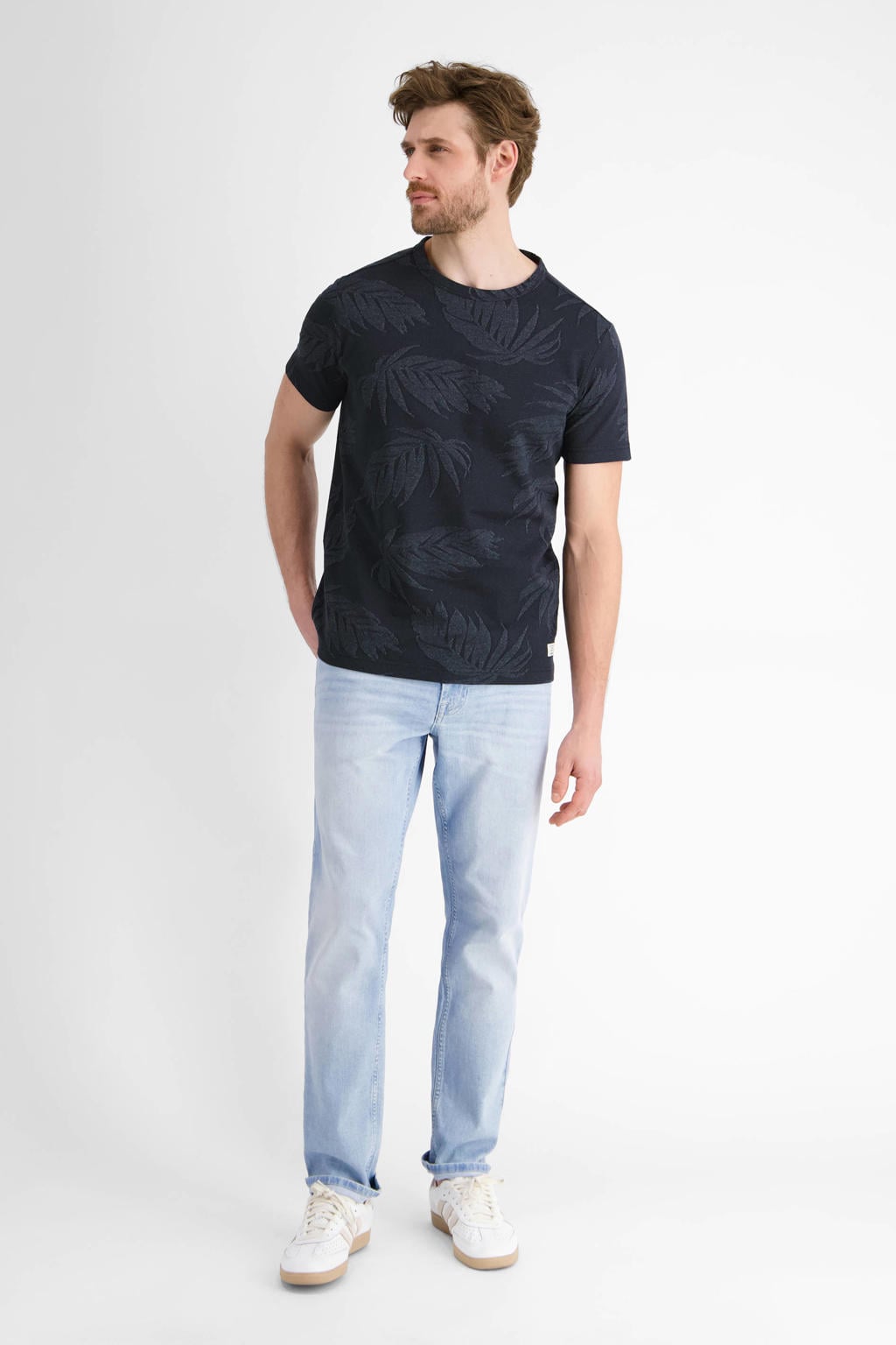 LERROS T-shirt donkerblauw