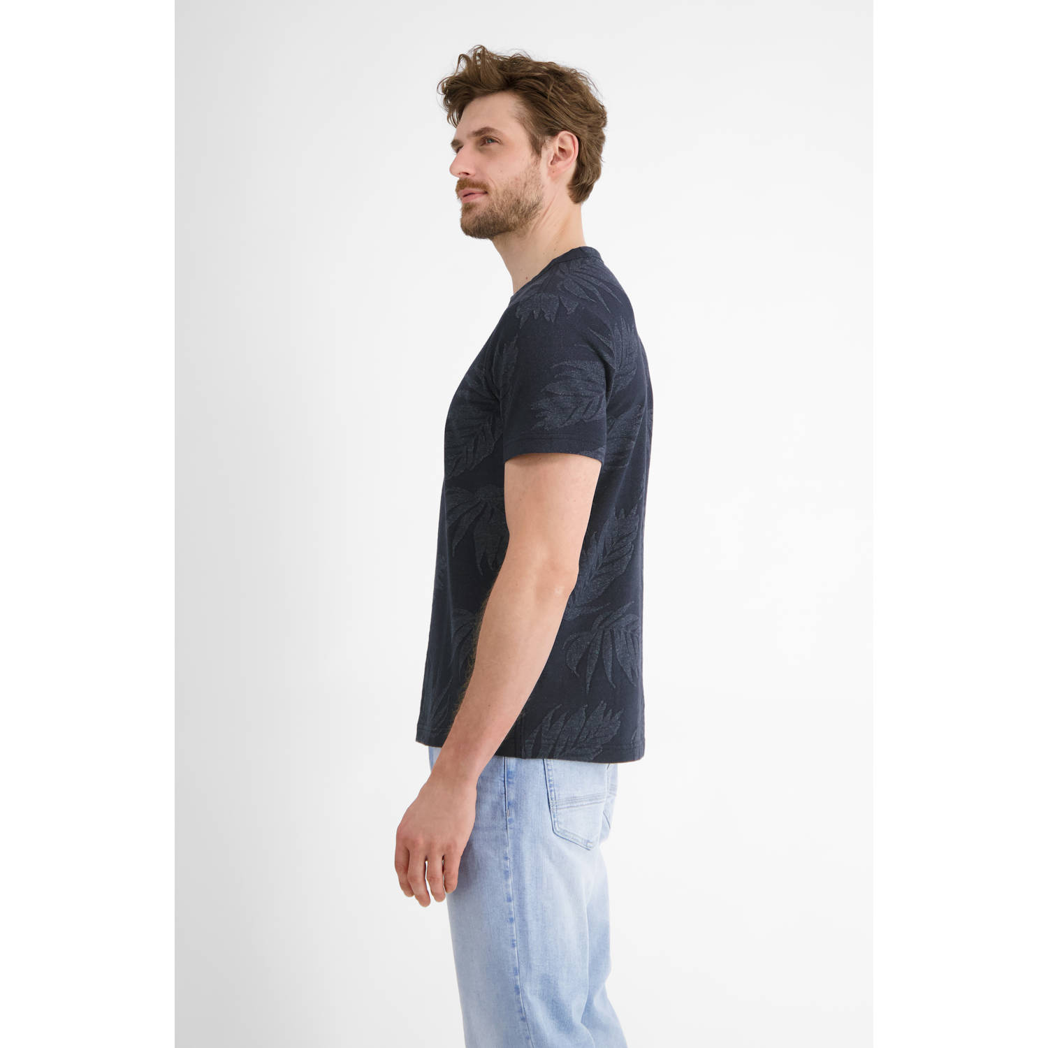 LERROS T-shirt donkerblauw