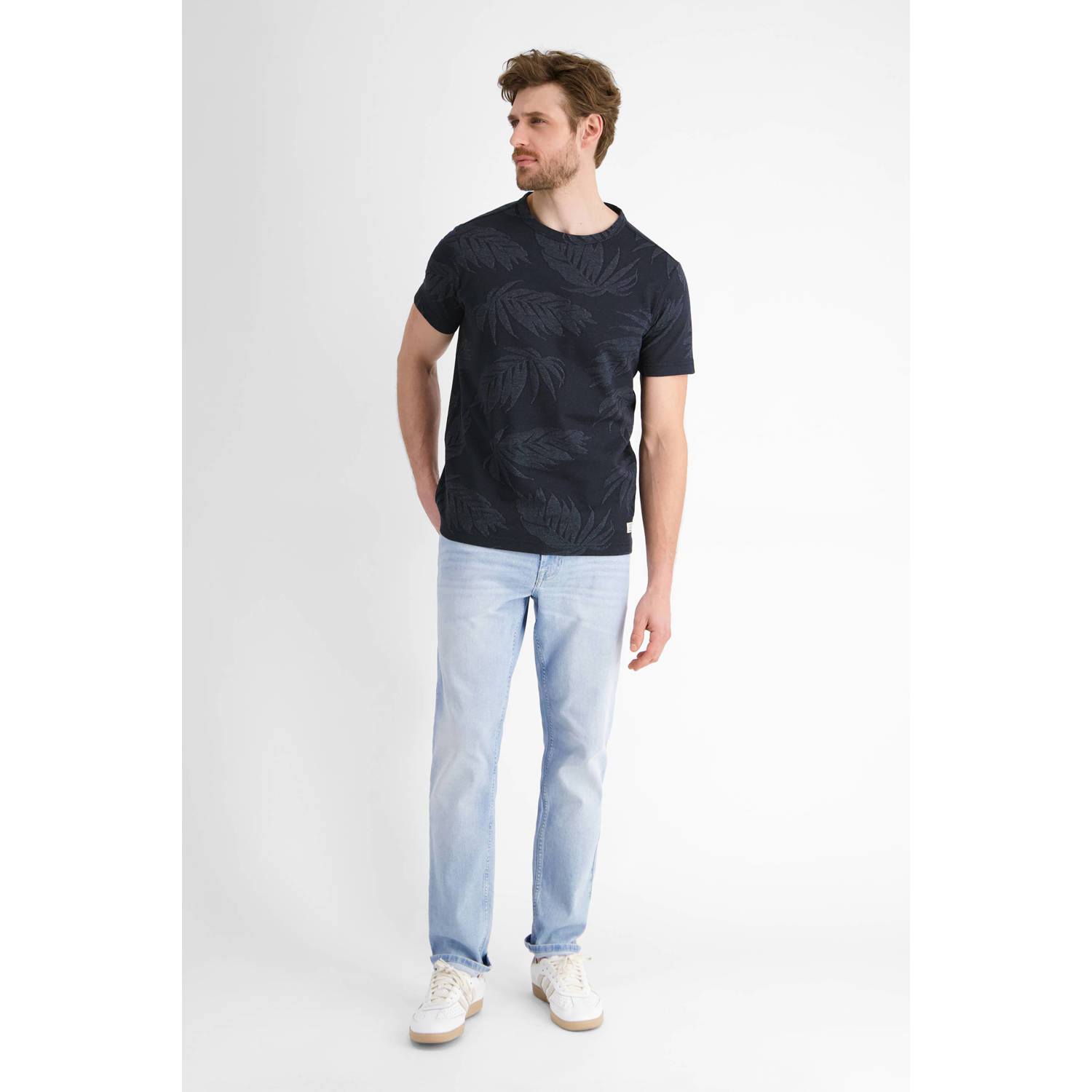 LERROS T-shirt donkerblauw