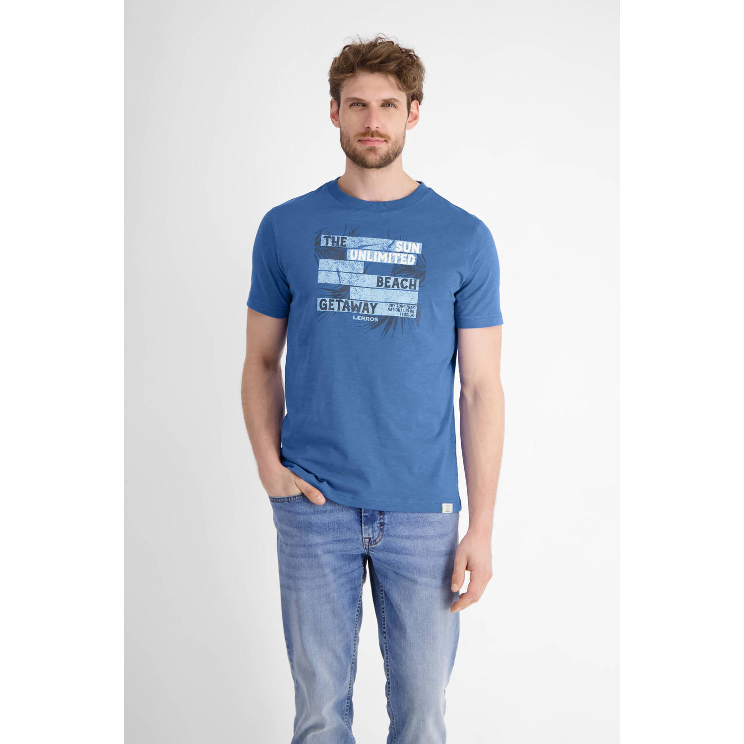 LERROS T-shirt blauw
