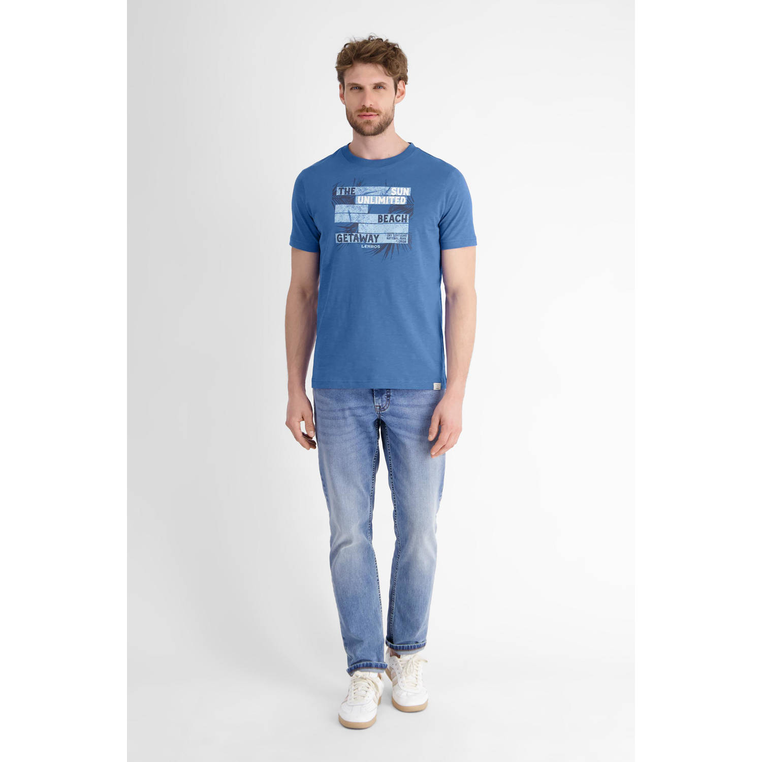 LERROS T-shirt blauw