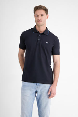 regular polo donkerblauw