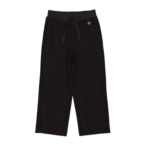 LEVV regular fit broek PHILIEN zwart/zilver afbeelding
