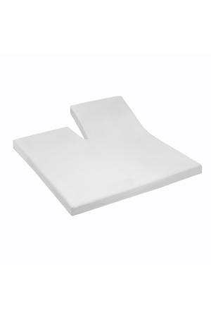 jersey hoeslaken topmatras - wit (15 cm hoog)