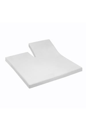 jersey hoeslaken topmatras - wit (15 cm hoog)