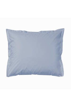 katoen satijnen kussensloop blauw (set van 2) (60x70 cm cm)