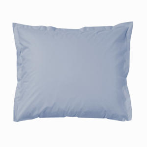 katoen satijnen kussensloop blauw (set van 2) (60x70 cm cm)