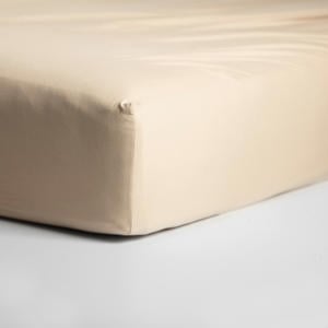 jersey hoeslaken - lichtzand (25 cm hoog)