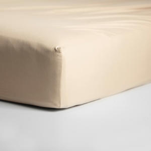 jersey hoeslaken - lichtzand (25 cm hoog)