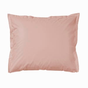 katoen satijnen kussensloop roze (set van 2) (60x70 cm cm)