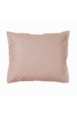 katoen satijnen kussensloop roze (set van 2) (60x70 cm cm)